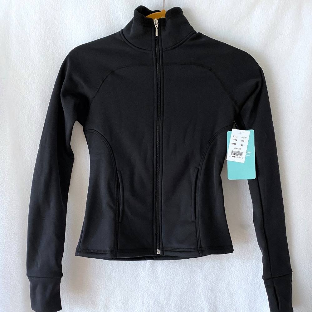 NWT ChloeNoel JT92 Raglan Sleeves Jacket with Pockets & Thumb Holes - Child L